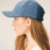 Șapcă din denim albastru cu broderie „Ami de Coeur” Șapcă din denim albastru cu broderie „Ami de Coeur”