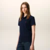Bumbac albastru Tricou polo Ami de Coeur roșu