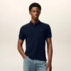 Bumbac albastru Tricou polo Ami de Coeur roșu