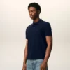 Bumbac albastru Tricou polo Ami de Coeur roșu