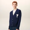 Cardigan albastru din lână Ami de Coeur Cardigan albastru din lână Ami de Coeur