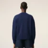 Cardigan Ami de Coeur cu guler rotund din lână albastră Cardigan Ami de Coeur cu guler rotund din lână albastră