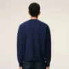 Cardigan Ami de Coeur cu guler rotund din lână albastră Cardigan Ami de Coeur cu guler rotund din lână albastră