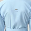 Cămașă albastră din bumbac, cu guler ascuțit și croială ajustată Cămașă albastră din bumbac, cu guler ascuțit și croială ajustată