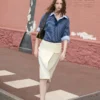 Cămașă Ami de Coeur din bumbac albastru, cu mâneci lungi și croi drept Cămașă Ami de Coeur din bumbac albastru, cu mâneci lungi și croi drept
