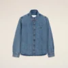 Cămașă Ami de Coeur din bumbac denim albastru Cămașă Ami de Coeur din bumbac denim albastru