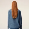 Cămașă Ami de Coeur din bumbac denim albastru Cămașă Ami de Coeur din bumbac denim albastru