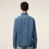 Cămașă Ami de Coeur din bumbac denim albastru Cămașă Ami de Coeur din bumbac denim albastru