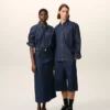 Cămașă Ami de Coeur din bumbac denim albastru Cămașă Ami de Coeur din bumbac denim albastru