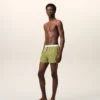 Costum de baie scurt din nailon verde