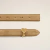 Curea din piele de vacă portocalie cu cataramă Ami de Coeur Curea din piele de vacă portocalie cu cataramă Ami de Coeur