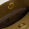 Geantă Carrousel din piele kaki Geantă Carrousel din piele kaki