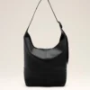 Geantă de umăr Etienne din piele Taurillon neagră Geantă de umăr Etienne din piele Taurillon neagră