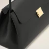 Geantă Mimi din piele de vacă neagră Geantă Mimi din piele de vacă neagră