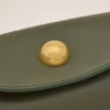 Geantă mini Carrousel din piele de vacă verde