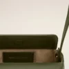 Geantă mini Carrousel din piele de vacă verde