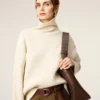 Geantă tip sac Carrousel din piele netedă maro Geantă tip sac Carrousel din piele netedă maro