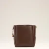 Geantă tip sac Carrousel din piele netedă maro Geantă tip sac Carrousel din piele netedă maro