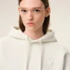 Hanorac alb din bumbac cu imprimeu Ami de Coeur Hoodie Hanorac alb din bumbac cu imprimeu Ami de Coeur Hoodie