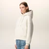 Hanorac alb din bumbac cu imprimeu Ami de Coeur Hoodie Hanorac alb din bumbac cu imprimeu Ami de Coeur Hoodie