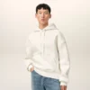 Hanorac alb din bumbac cu imprimeu Ami de Coeur Hoodie Hanorac alb din bumbac cu imprimeu Ami de Coeur Hoodie