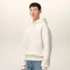 Hanorac alb din bumbac cu imprimeu Ami de Coeur Hoodie Hanorac alb din bumbac cu imprimeu Ami de Coeur Hoodie