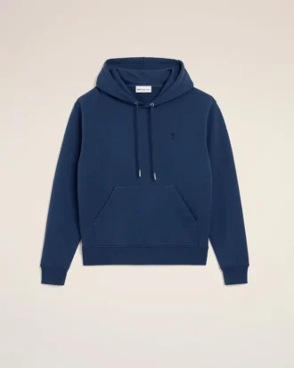 Hanorac albastru din bumbac Ami de Coeur Hoodie