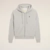 Hanorac gri din bumbac cu contrast Ami de Coeur Hoodie Hanorac gri din bumbac cu contrast Ami de Coeur Hoodie
