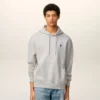 Hanorac gri din bumbac cu contrast Ami de Coeur Hoodie Hanorac gri din bumbac cu contrast Ami de Coeur Hoodie