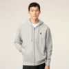 Hanorac gri din bumbac cu contrast Ami de Coeur Hoodie Hanorac gri din bumbac cu contrast Ami de Coeur Hoodie