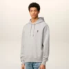 Hanorac gri din bumbac cu contrast Ami de Coeur Hoodie Hanorac gri din bumbac cu contrast Ami de Coeur Hoodie