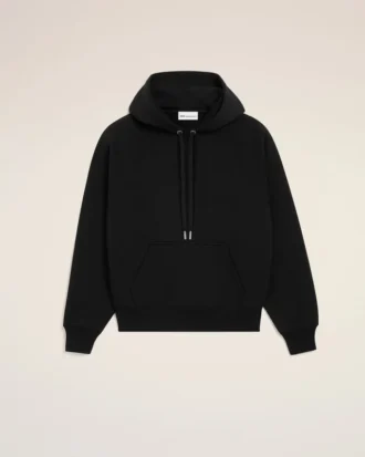 Hanorac negru din bumbac cu imprimeu Ami de Coeur Hoodie