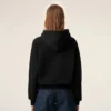 Hanorac negru din bumbac cu imprimeu Ami de Coeur Hoodie Hanorac negru din bumbac cu imprimeu Ami de Coeur Hoodie