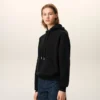 Hanorac negru din bumbac cu imprimeu Ami de Coeur Hoodie Hanorac negru din bumbac cu imprimeu Ami de Coeur Hoodie
