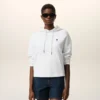 Hanorac scurt Ami de Coeur Hoodie din bumbac alb Hanorac scurt Ami de Coeur Hoodie din bumbac alb