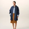 Jachetă de lucru Ami Paris Heritage Label din bumbac albastru Jachetă de lucru Ami Paris Heritage Label din bumbac albastru