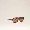 Ochelari de soare maro din acetat 75006 Ochelari de soare maro din acetat 75006