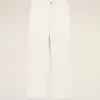 Pantaloni de lucru din bumbac alb