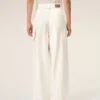 Pantaloni de lucru din bumbac alb