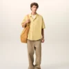 Pantaloni de lucru din bumbac bej Pantaloni de lucru din bumbac bej
