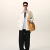 Pantaloni de lucru din lână neagră
