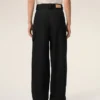 Pantaloni de lucru din lână neagră