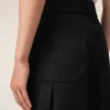 Pantaloni de lucru din lână neagră