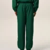 Pantaloni de trening Ami de Coeur din bumbac verde Pantaloni de trening Ami de Coeur din bumbac verde