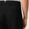 Pantaloni drepți din lână neagră Pantaloni drepți din lână neagră