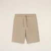 Pantaloni scurți Ami de Coeur din bumbac bej