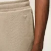 Pantaloni scurți Ami de Coeur din bumbac bej