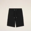 Pantaloni scurți Ami de Coeur din bumbac negru