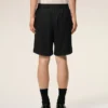 Pantaloni scurți Ami de Coeur din bumbac negru, cu talie elastică Pantaloni scurți Ami de Coeur din bumbac negru, cu talie elastică