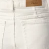 Pantaloni scurți din bumbac alb cu eticheta Ami Paris Heritage